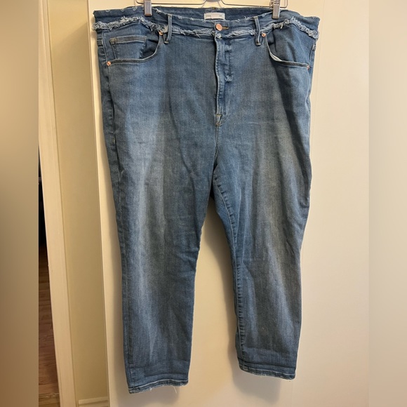 Good American Plus Size Skinny Jeans Size 24W - like new, great stretch, comfy! - Picture 2 of 3